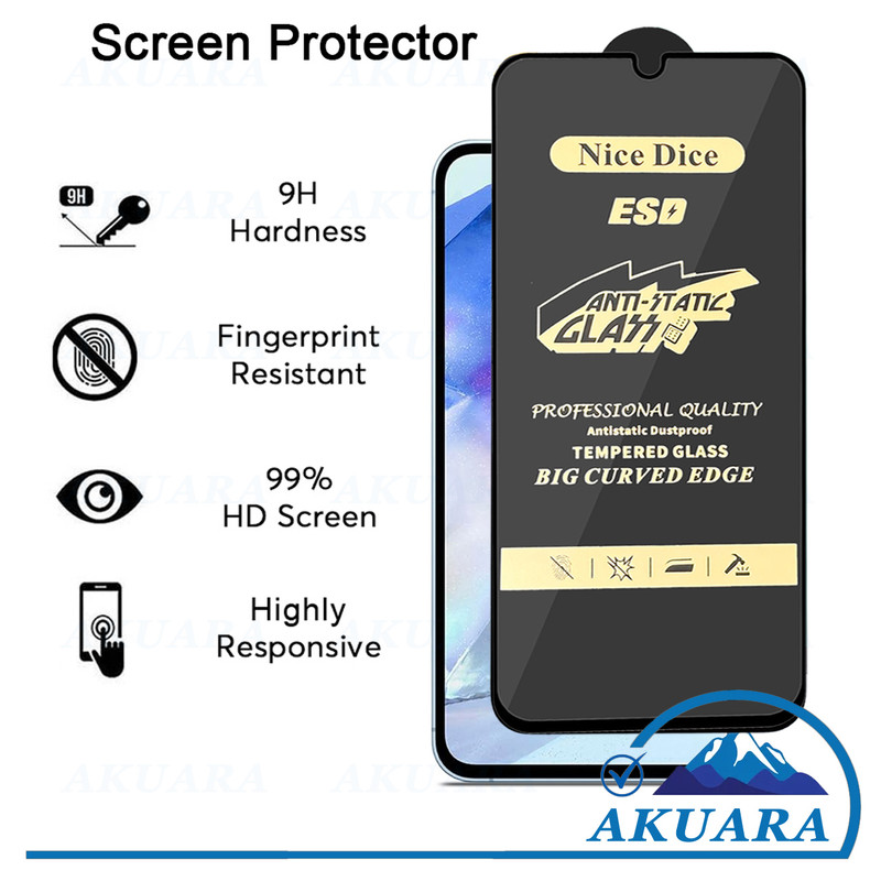 محافظ صفحه نمایش آنتی استاتیک آکوآرا مدل NC Antistatic AKU nas2 مناسب برای گوشی موبایل سامسونگ Galaxy A04 مجموعه دو عددی