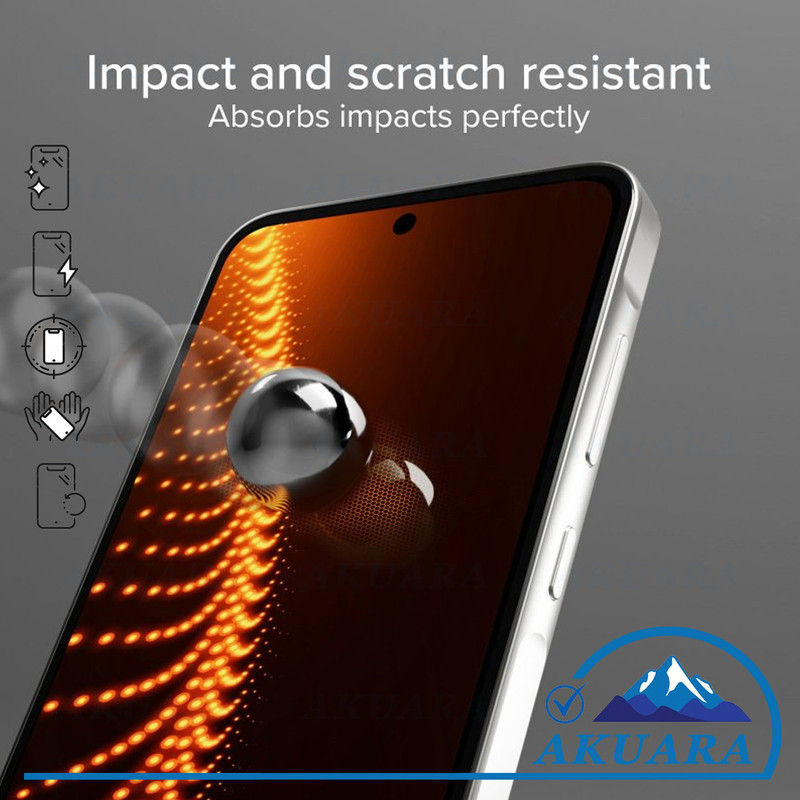 محافظ صفحه نمایش آکوآرا مدل Antistatic AKU مناسب برای گوشی موبایل اپل Iphone 13 / 13 Pro مجموعه دو عددی