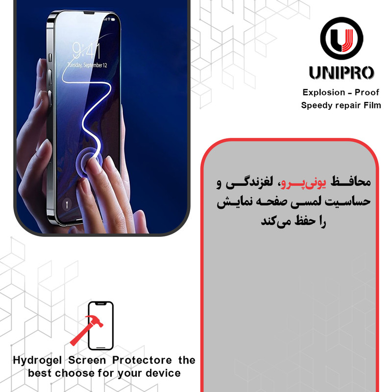 محافظ صفحه نمایش حریم شخصی یونی پرو مدل Explosion Proof مناسب برای گوشی موبایل شیائومی Poco X7
