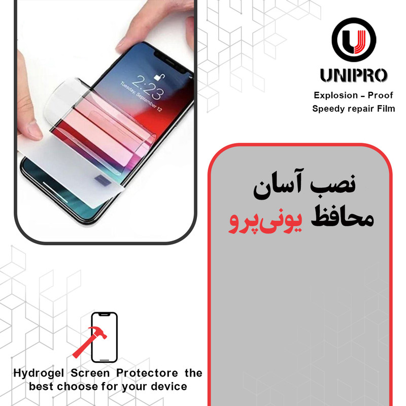 محافظ صفحه نمایش حریم شخصی یونی پرو مدل Explosion Proof مناسب برای گوشی موبایل شیائومی Poco X7