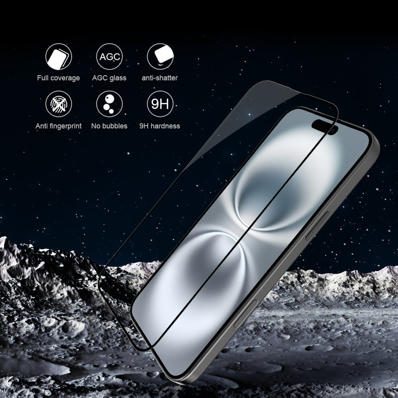 محافظ صفحه نمایش نیلکین مدل CP Plus Max مناسب برای گوشی موبایل اپل iPhone 16/15/14 Pro