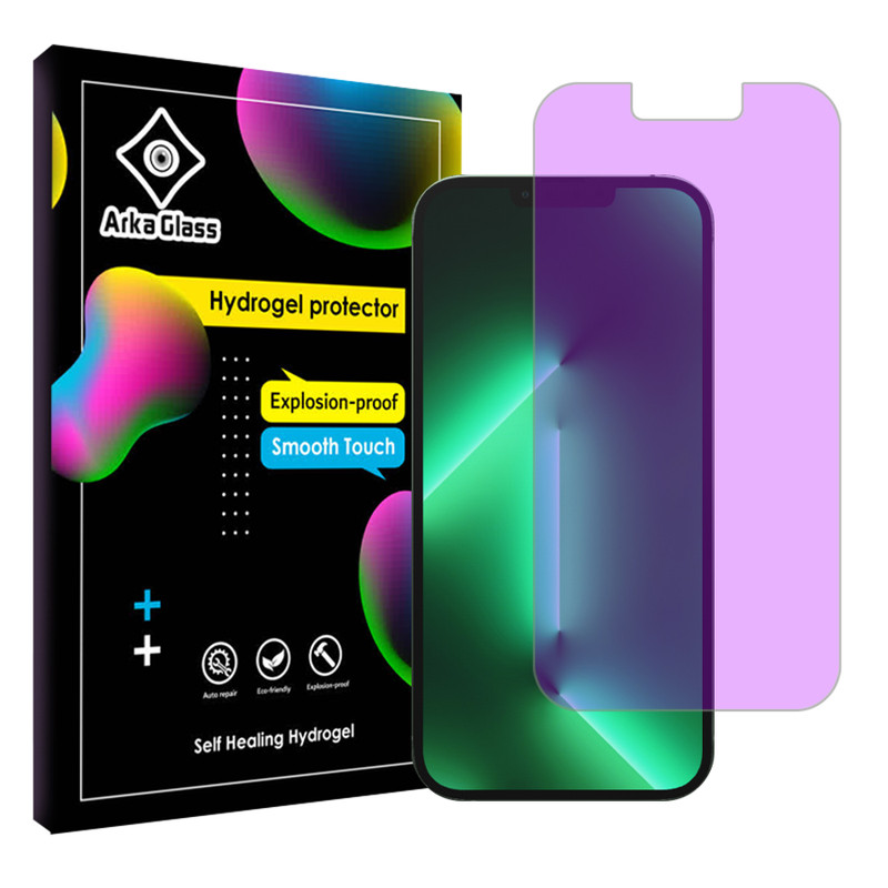 محافظ صفحه نمایش آنتی پرپل آرکا گلس مدل Tough مناسب برای گوشی موبایل اپل iPhone 13 Pro Max
