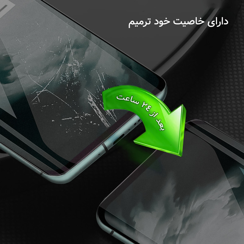 محافظ صفحه نمایش پرایوسی راک اسپیس مدل Anti-Shock مناسب برای گوشی موبایل سامسونگ Galaxy S24 Ultra