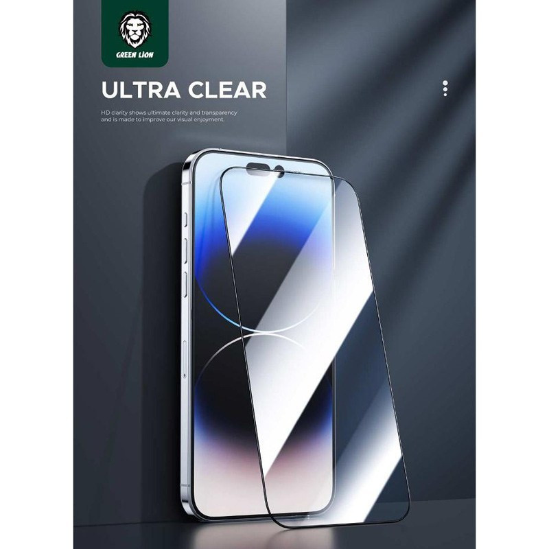 محافظ صفحه نمایش گرین لاین مدل 9H steve مناسب برای گوشی موبایل اپل iPhone 15 Pro Max