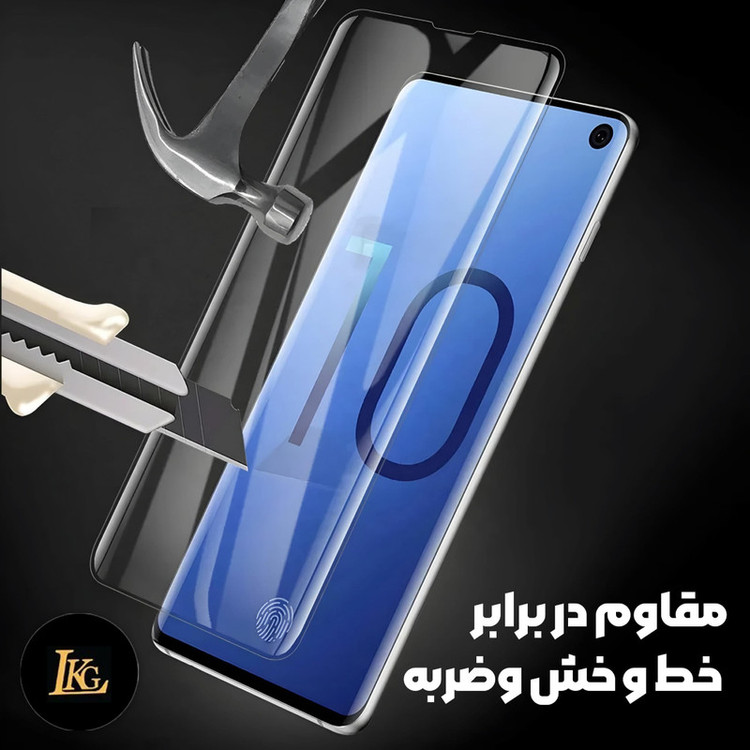 محافظ صفحه نمایش ال کا جی مدل یووی مناسب برای گوشی موبایل شیائومی Redmi Note 14 Pro 5G به همراه محافظ پشت گوشی و محافظ لنز