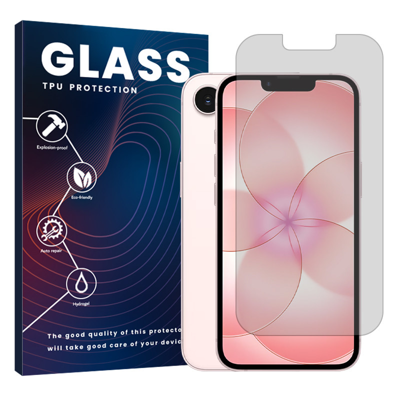 محافظ صفحه نمایش شفاف گلس مدل هیدروژلی مناسب برای گوشی موبایل اپل iPhone 17e