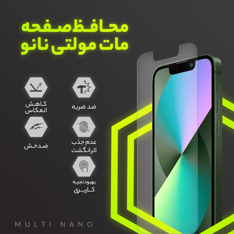 محافظ صفحه نمایش مات مولتی نانو مدل X-S1M مناسب برای گوشی موبایل شیائومی 13T