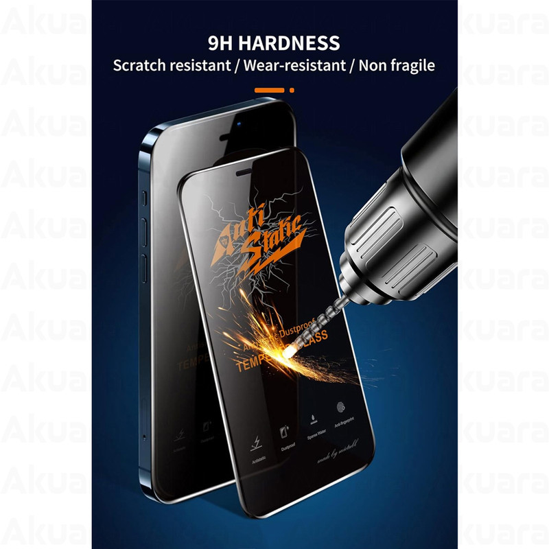 محافظ صفحه نمایش آکوآرا مدل AKU MAS3 مناسب برای گوشی موبایل اپل iPhone 13 / 13 Pro / 14 مجموعه سه عددی