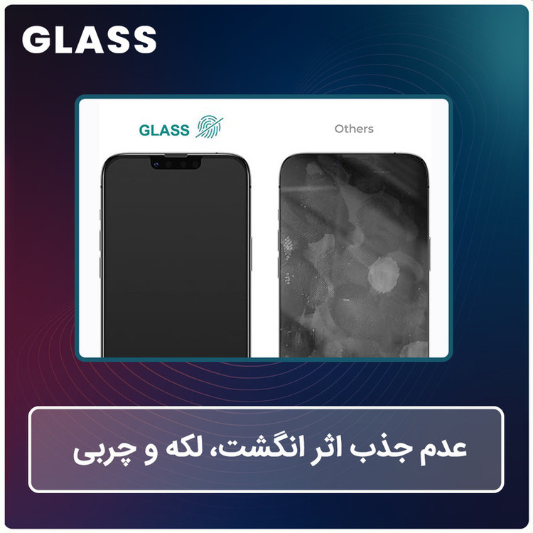 محافظ صفحه نمایش مات گلس مدل Resistant مناسب برای گوشی موبایل وان پلاس 13s