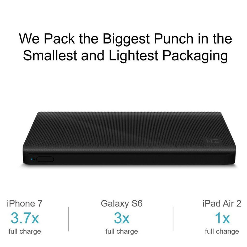 پاوربانک شیائومی مدل ZMI QB810 ظرفیت 10000 میلی آمپر ساعت