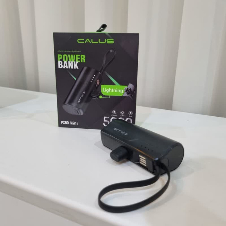 پاوربانک کالوس مدل PX50 mini ظرفیت 5000 میلی آمپر ساعت