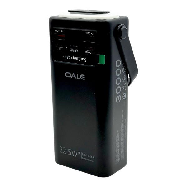 پاوربانک اوالی مدل T30000 ظرفیت 30000 میلی آمپر ساعت