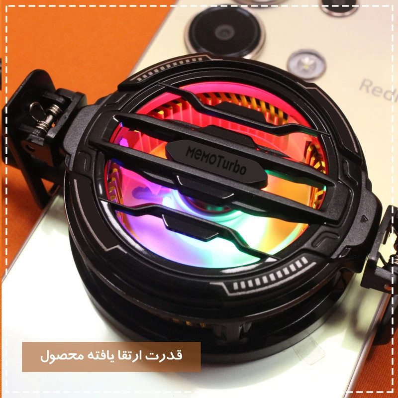 خنک کننده گوشی موبایل پی های تک مدل Turbo CX07.5 Plus به همراه دسته بازی تریگر