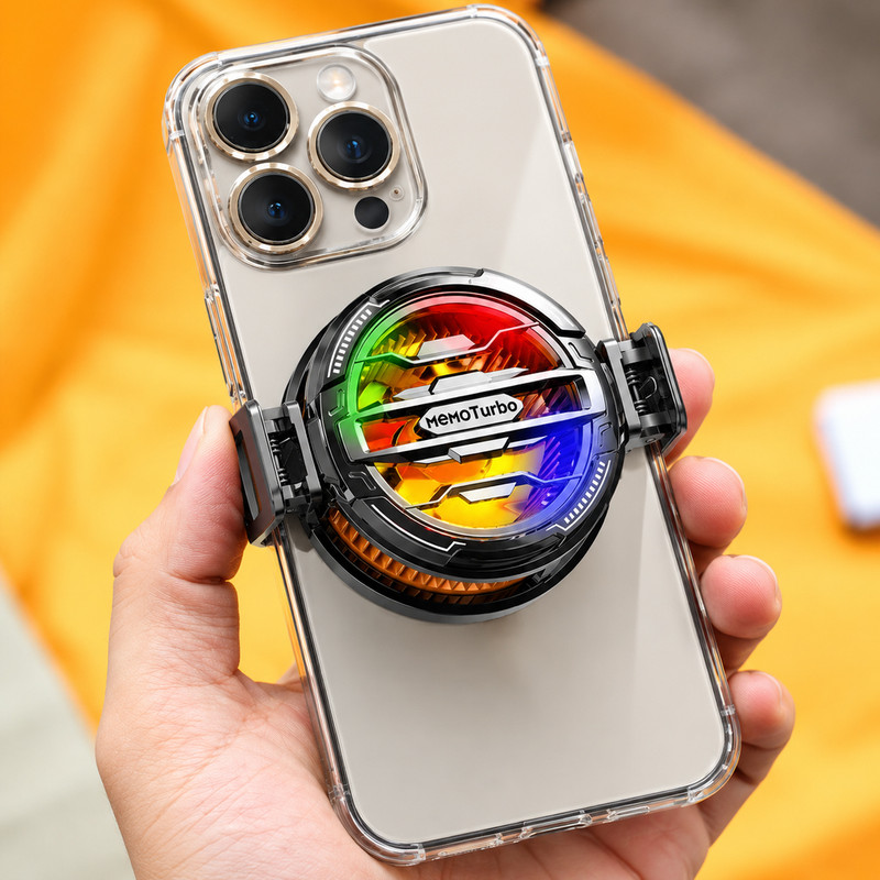 خنک کننده گوشی موبایل پی های تک مدل Turbo CX07.5 Plus به همراه دسته بازی تریگر