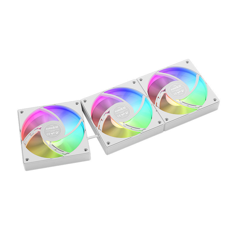 سیستم خنک کننده آبی گیم دیاس مدل AURA GL360 V2 WH