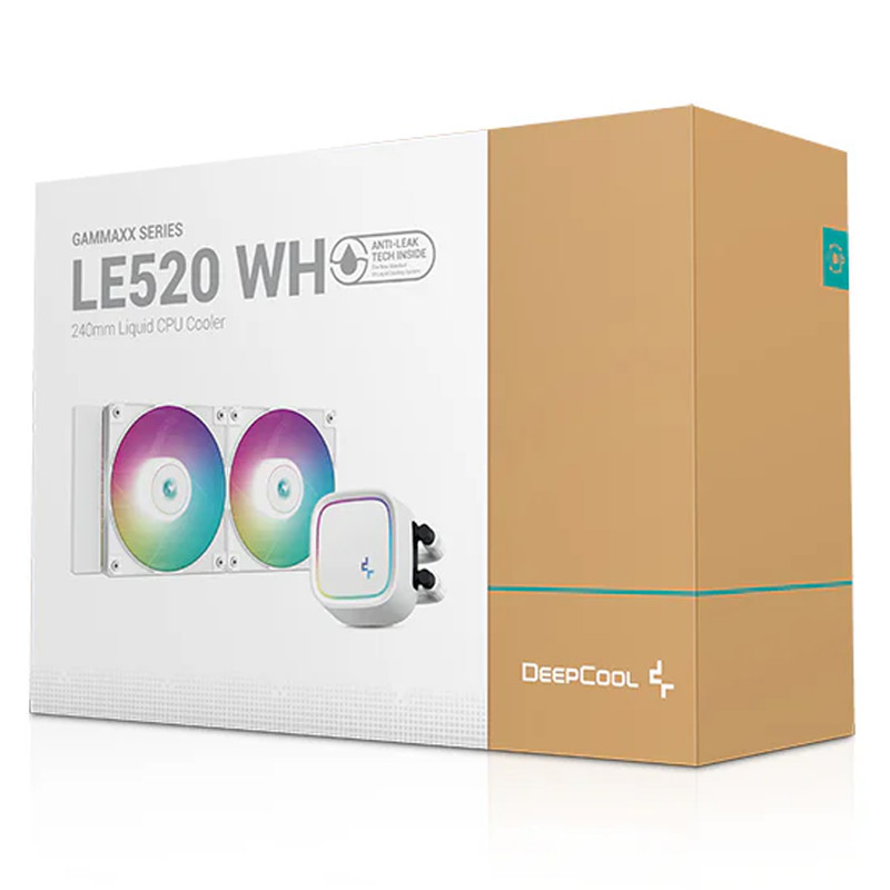 سیستم خنککننده آبی دیپ کول مدل LE 520 ARGB white