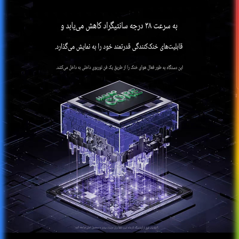پایه خنککننده لپتاپ کوتتسی مدل Z33 دارای هشت عدد فن مناسب برای لپ تاپهای 12.1 تا 17.1 اینچی و بزرگتر