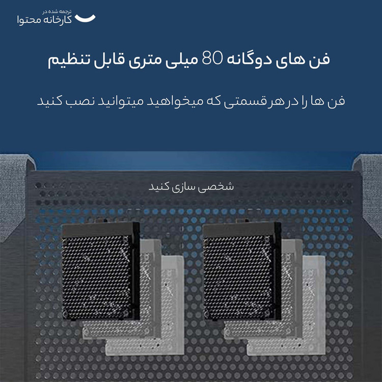 پایه خنک کننده لپ تاپ کولر مستر مدل NOTEPAL U2 PLUS