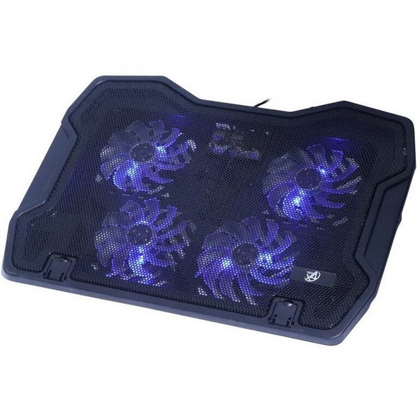 پایه خنککننده لپتاپ ایکس فورتک مدل XT-067 دارای چهار عدد فن مناسب برای لپ تاپهای 12.1 تا 17 اینچی