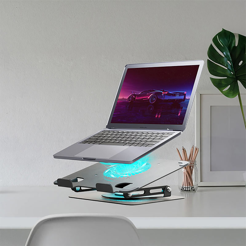 پایه خنککننده لپتاپ گرین لاین مدل Adjustable دارای یک عدد فن مناسب برای لپتاپهای 13 تا 17 اینچی