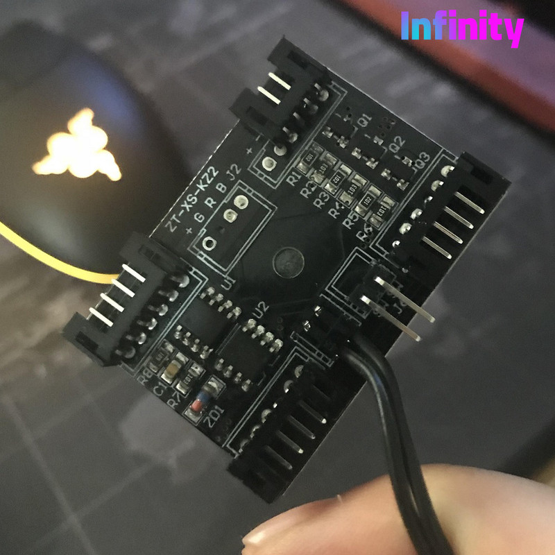 فن کیس دیویژن مدل فن Black Shark & Infinity بسته 3 عددی