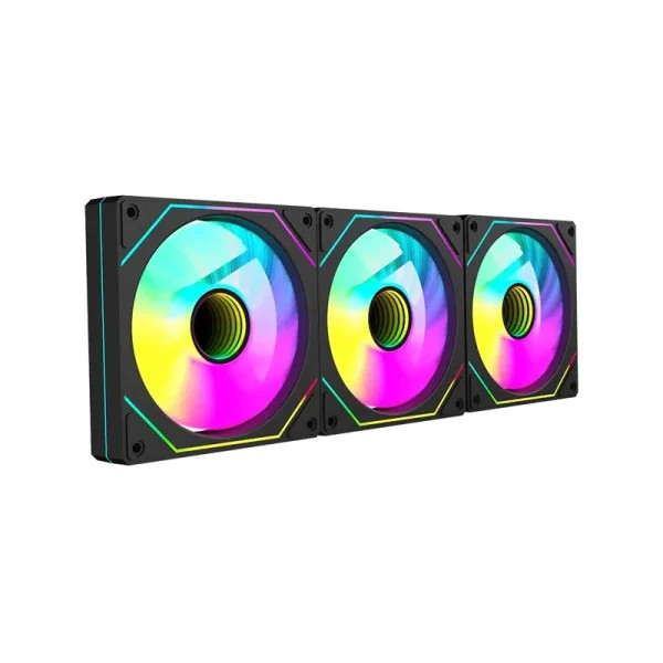 فن کیس ردراگون مدل GC-F015 مشکی بسته ۳ عددی
