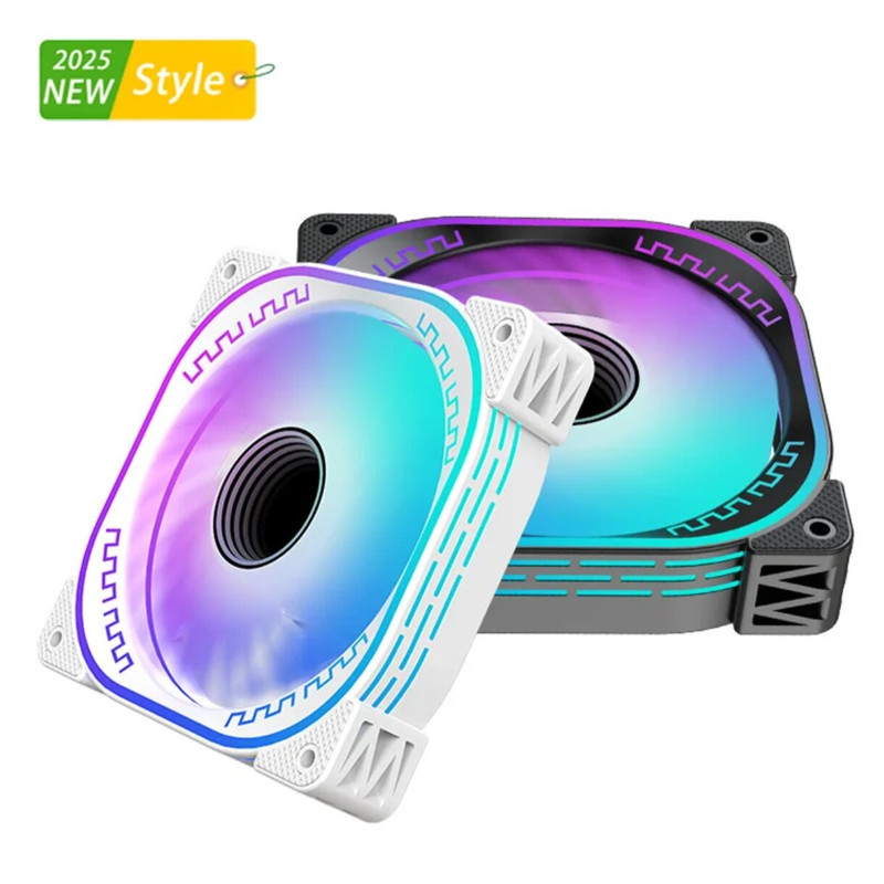 فن کیس لاوینگ کول مدل YM-1200 WHITE-ARGB-single package