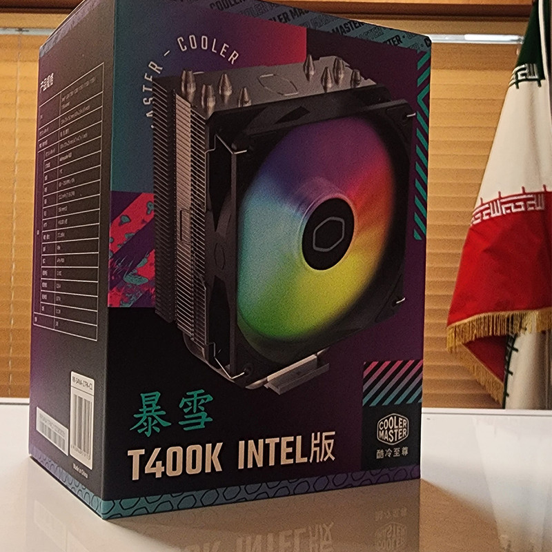 سیستم خنک کننده بادی کولر مستر مدل T400K RGB