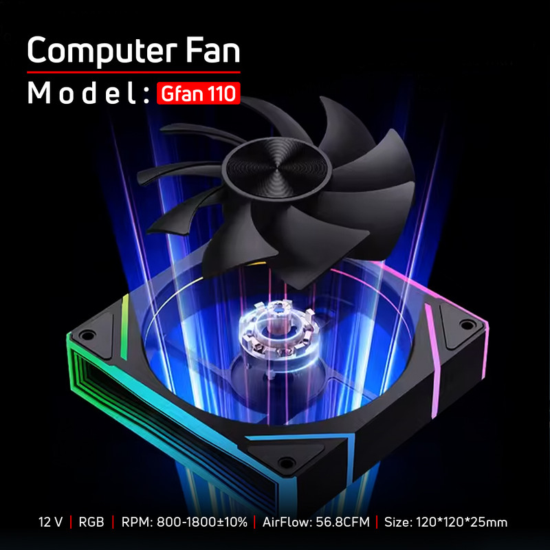 فن کیس تسکو مدل GFAN 110 Skadi Lumina