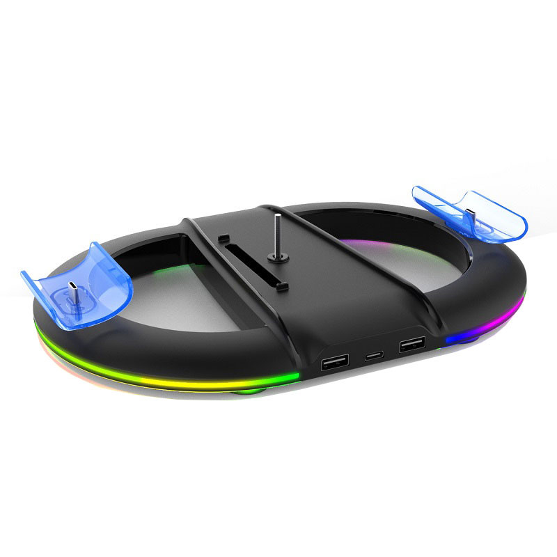 فن و پایه شارژر RGB پلی استیشن 5 آی پگا مدل PG-P5S045