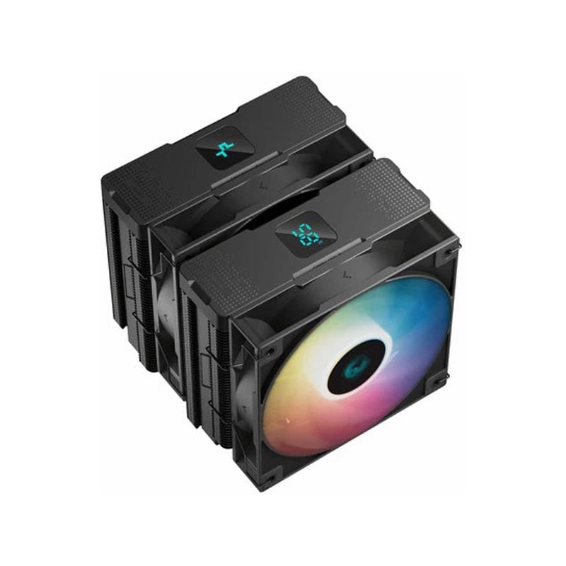 خنک کننده پردازنده دیپ کول مدل AG620 DIGITAL BK ARGB