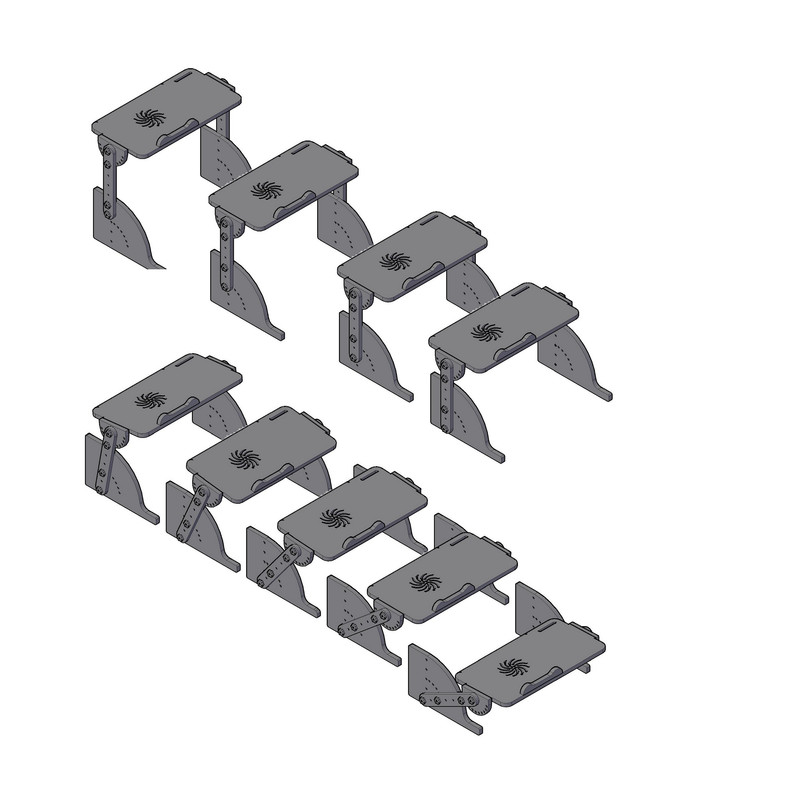 میز لپ تاپ تنظیم پذیر مدل PAYA-002