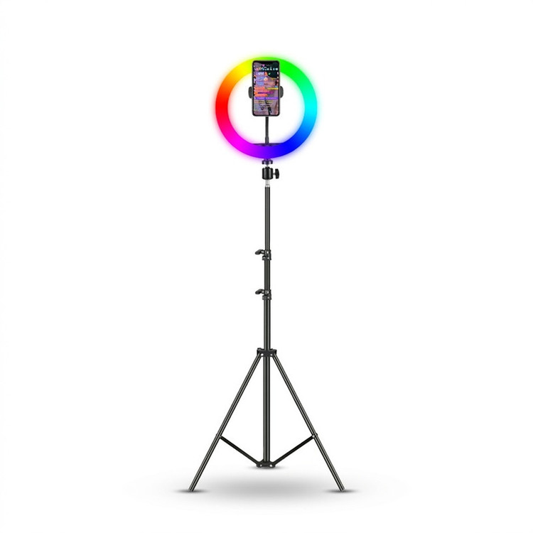 رینگ لایت مدل MJ26-RGB به همراه پایه