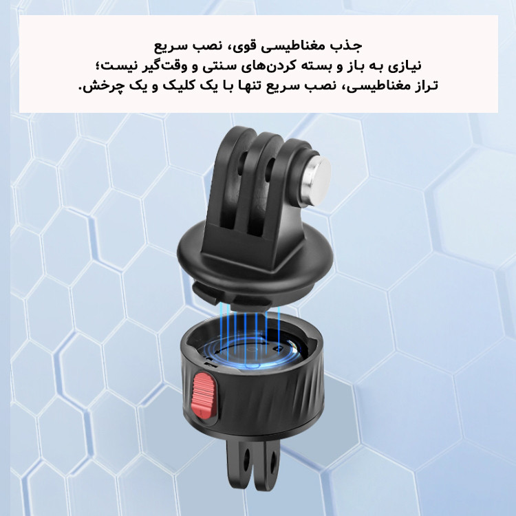 مانت مغناطیسی پلوز مدل Robust مناسب دوربینهای ورزشی