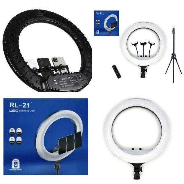 رینگ لایت مدل RL-21 Ring Light به همراه سه پایه