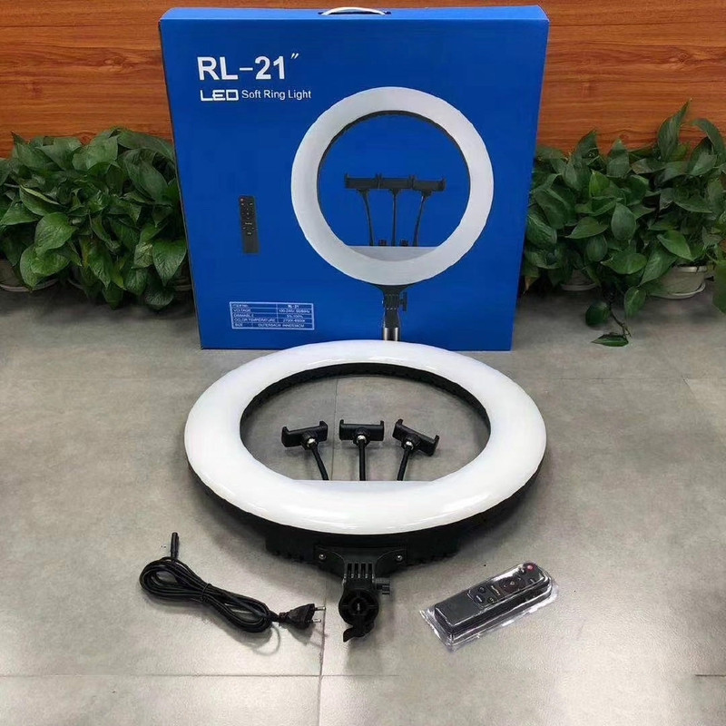 رینگ لایت مدل RL-21 Ring Light به همراه سه پایه