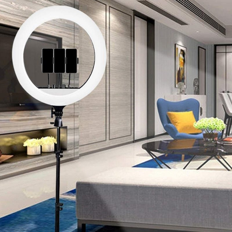 رینگ لایت مدل RL-21 Ring Light به همراه سه پایه