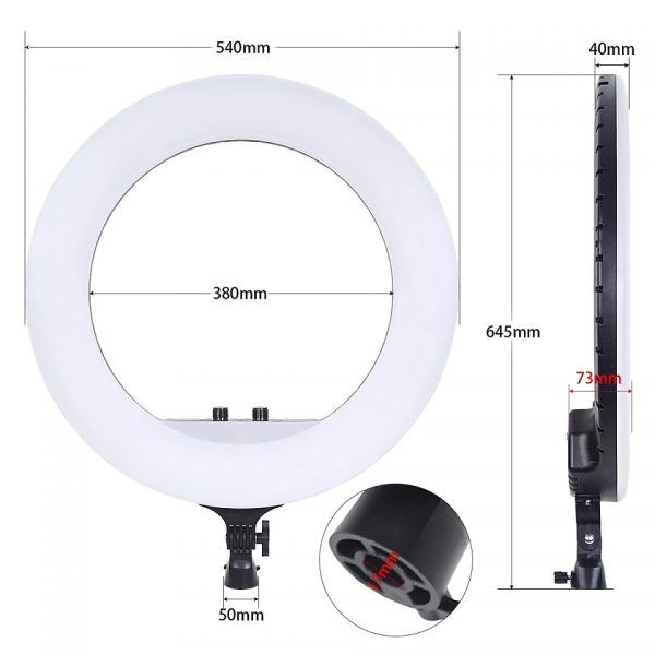 رینگ لایت مدل RL-21 Ring Light به همراه سه پایه