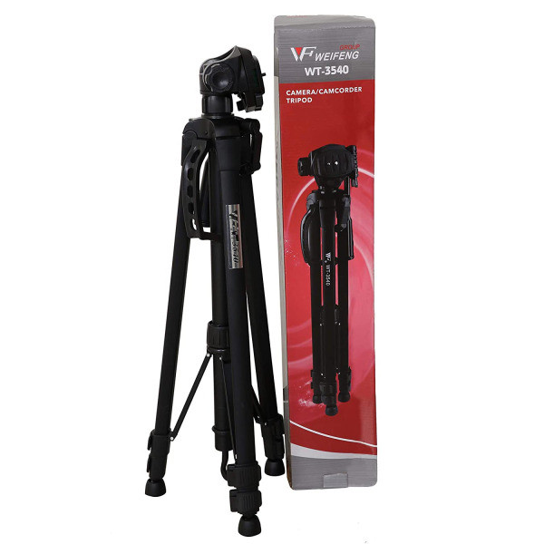 سه پایه دوربین ویفنگ مدل WT-3540 به همراه گیره نگهدارنده موبایل