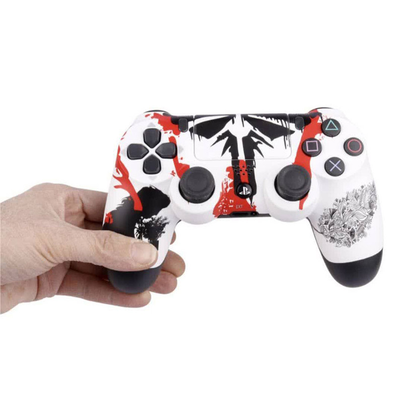 دسته بازی پلی استیشن ۴ مدل DUALSHOK CUSTOM طرح GOD OF WAR