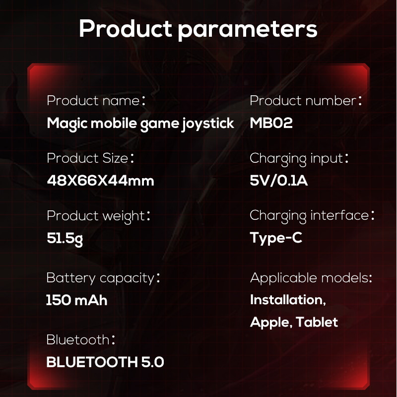 دسته بازی بلوتوثی ممو مدل MB02