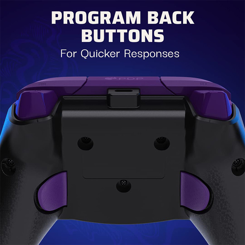 دسته بازی ایکس باکس PDP مدل REMATCH Purple Fade