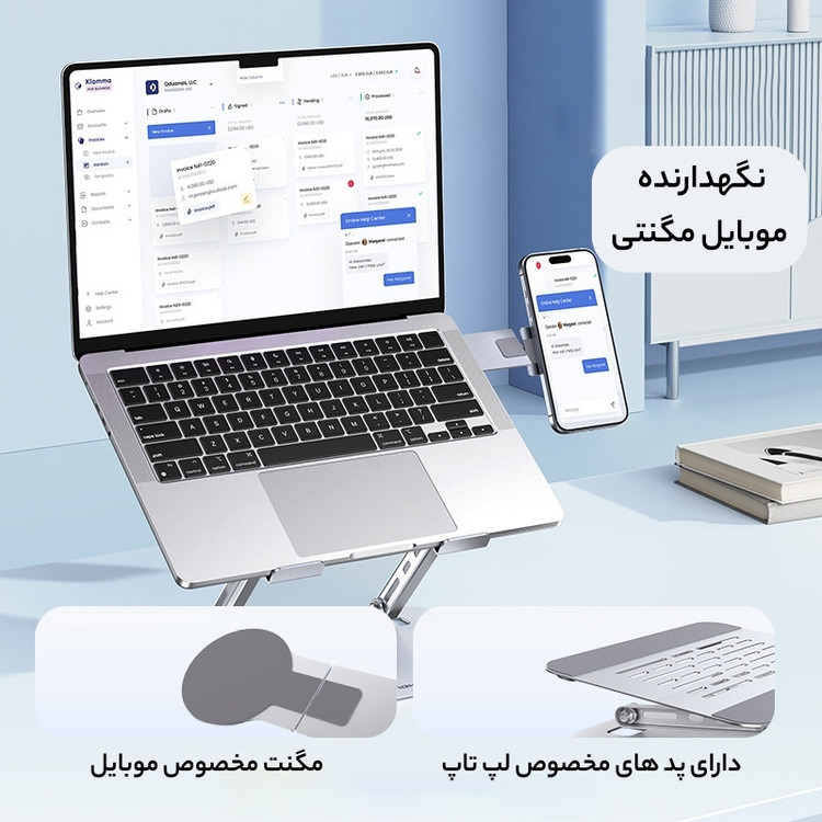 پایه خنک کننده لپ تاپ و موبایل لنشن مدل L6