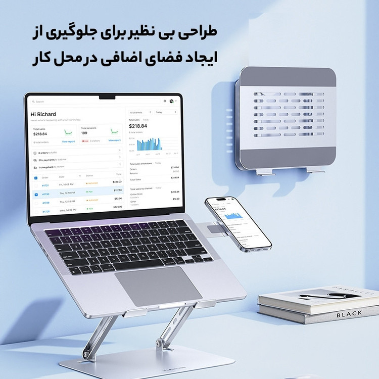 پایه خنک کننده لپ تاپ و موبایل لنشن مدل L6