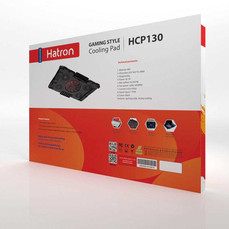 پایه خنک کننده لپ تاپ هترون مدل HCP130