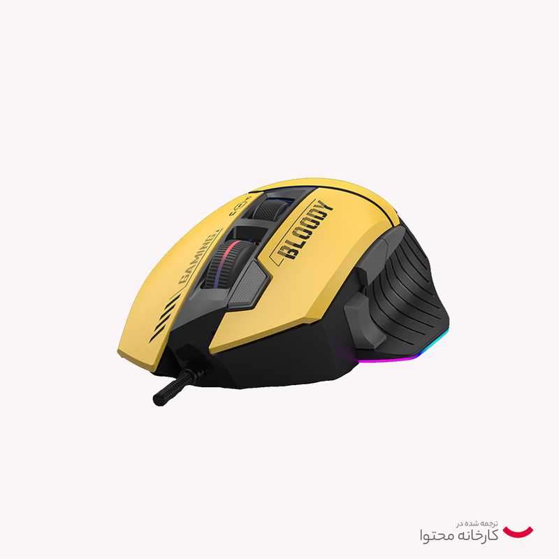 ماوس گیمینگ بلادی مدل W95 Max Sport Lime Activated