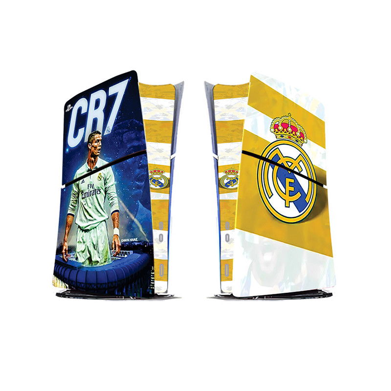 برچسب کنسول بازی پلی استیشن5 اسلیم دیجیتال توییجین وموییجین مدل Real Madrid 02 مجموعه 6 عددی