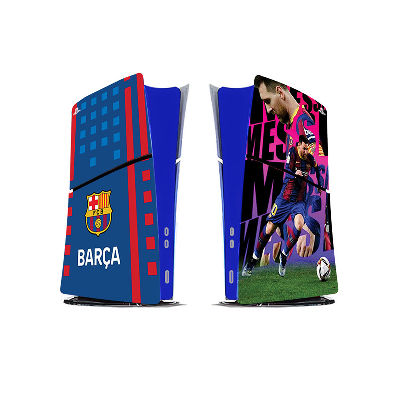برچسب کنسول بازی پلی استیشن5 اسلیم دیجیتال توییجین وموییجین مدل barcelona 04 مجموعه6 عددی