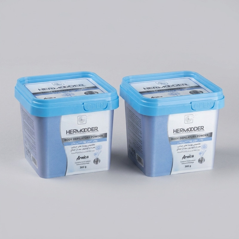 پودر موبر هرمودر مدل ARNICA وزن 300 گرم مجموعه 2 عددی