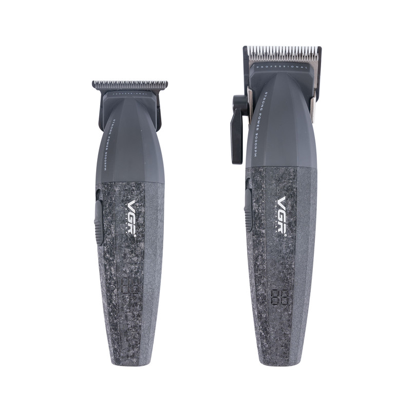 ست ماشین اصلاح موی سر و صورت وی جی ار مدل V-640 بسته 2 عددی